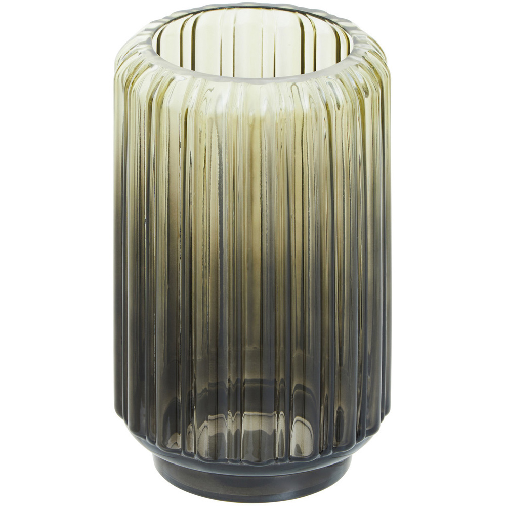 Premier Housewares Grey Chima Glass Vase Image 2