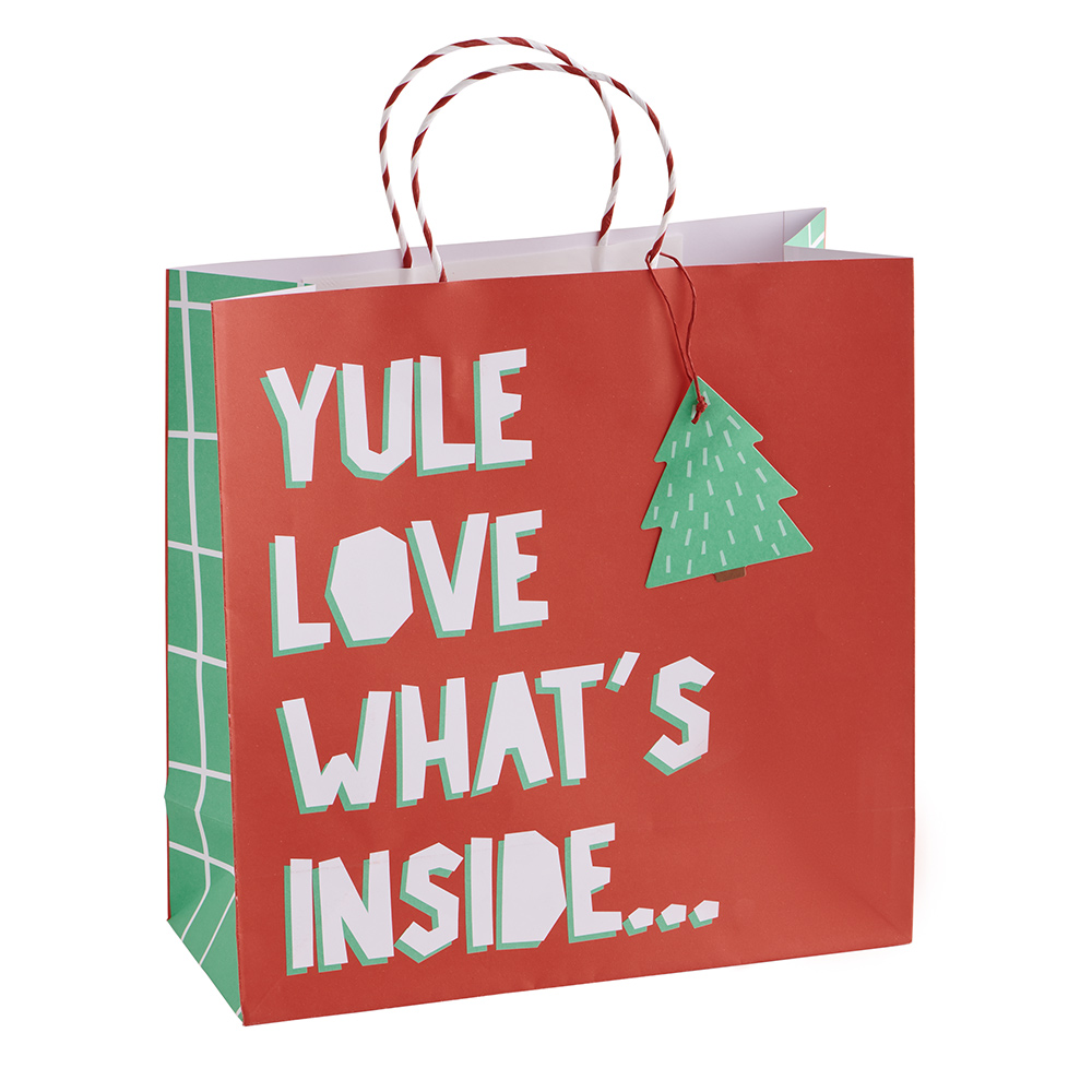 Wilko Festive Joy Large Gift Bag Image 1