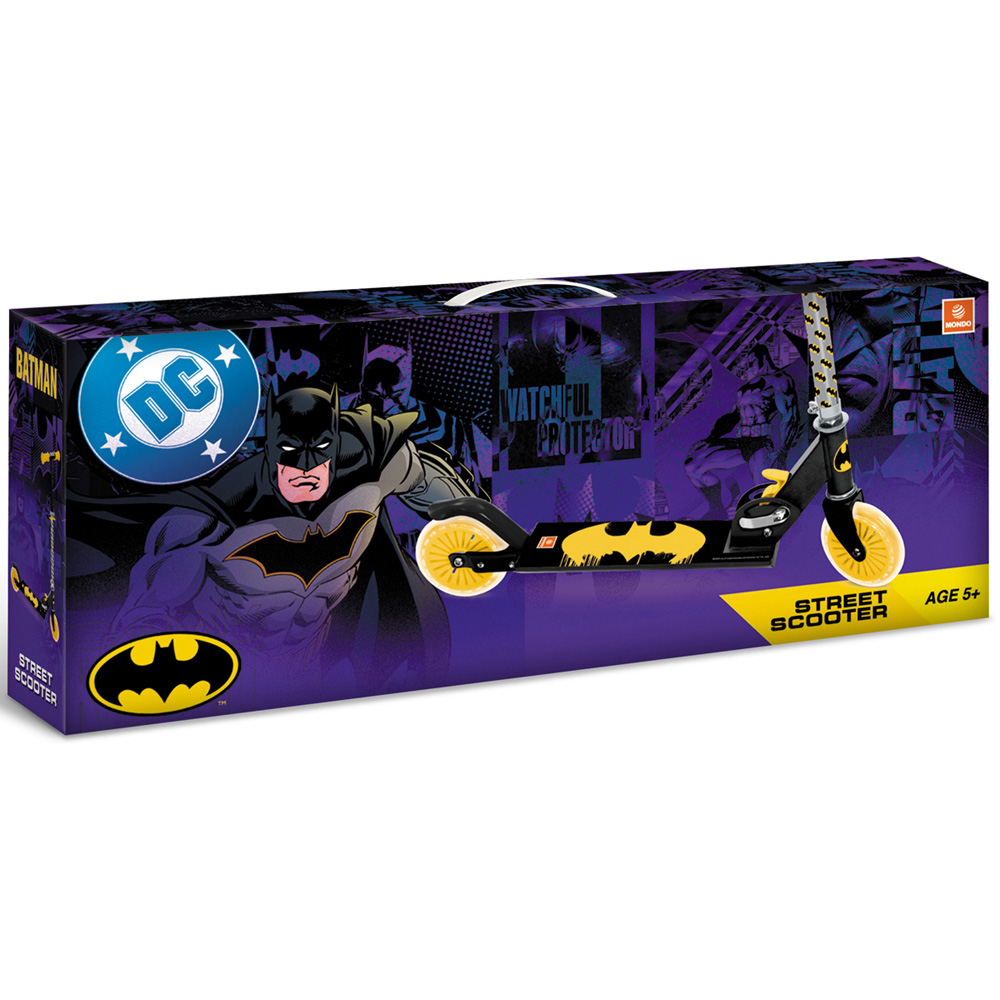 Mondo Kids Batman 2 Wheel Foldable Scooter with Adjustable Handlebar Image 3