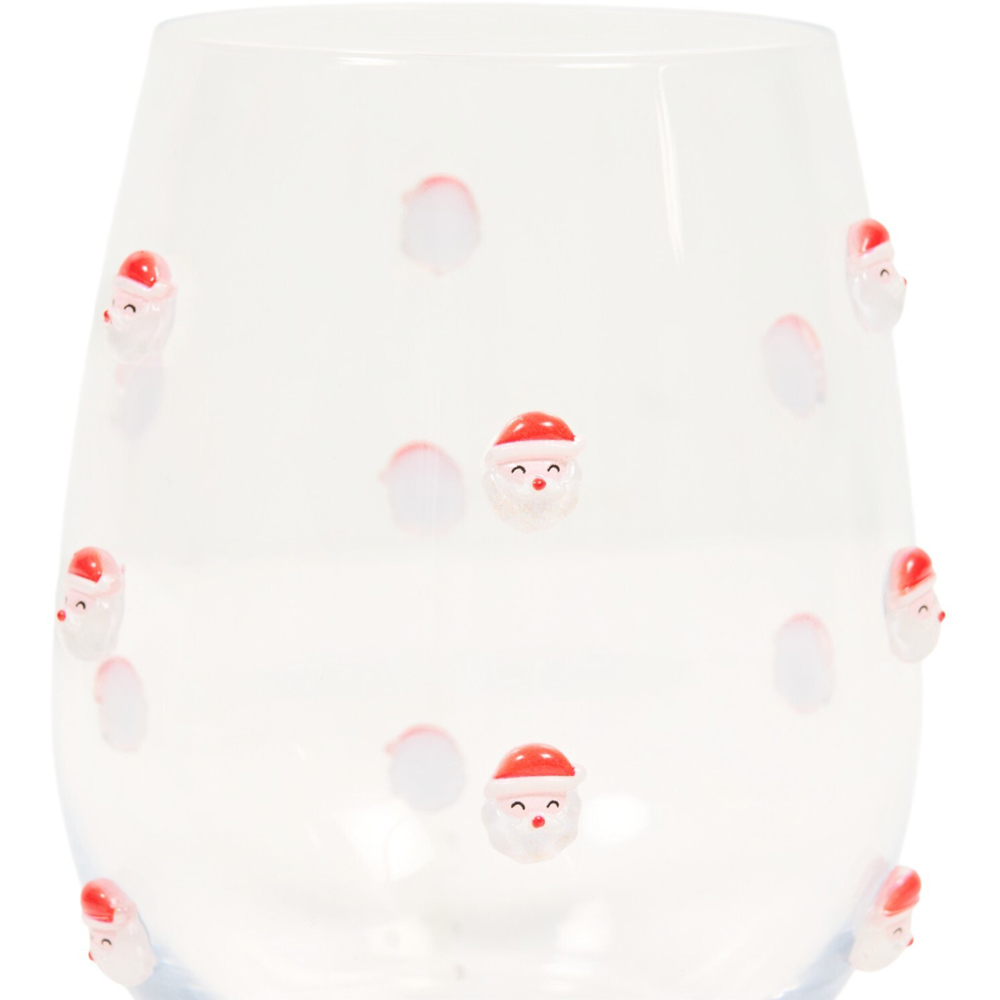 Tree or Santa Icon Tumbler Glass Image 3