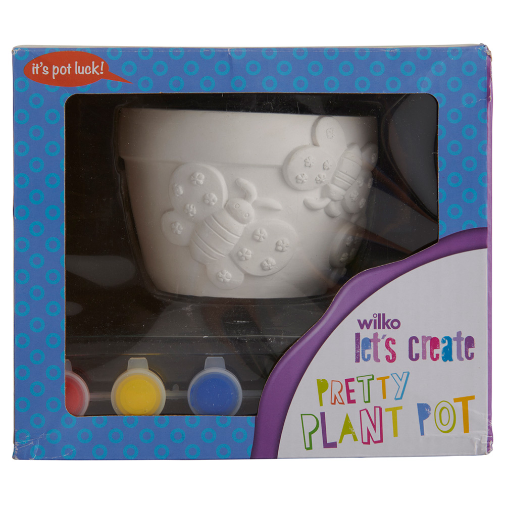 Wilko Paint Your Own Plant Pot Wilko