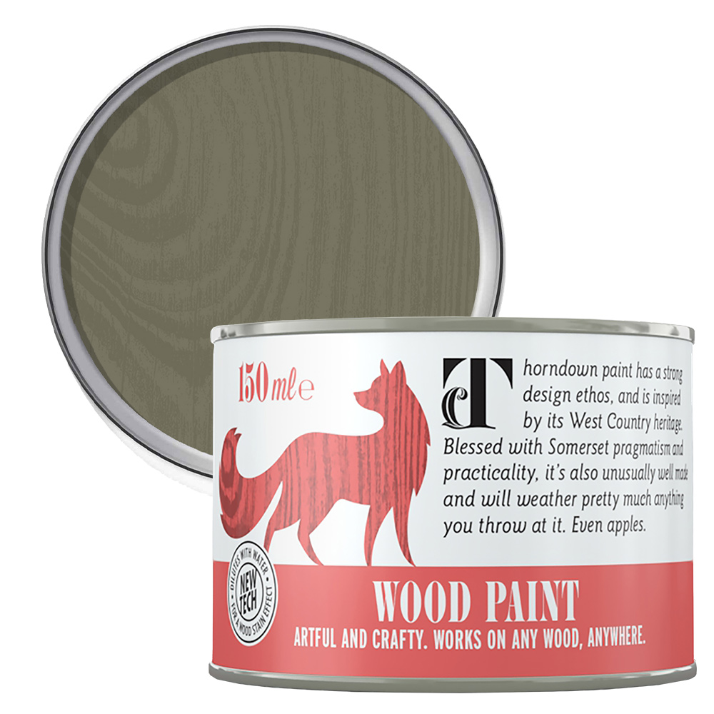 Thorndown Dormouse Grey Satin Wood Paint 150ml Image 1