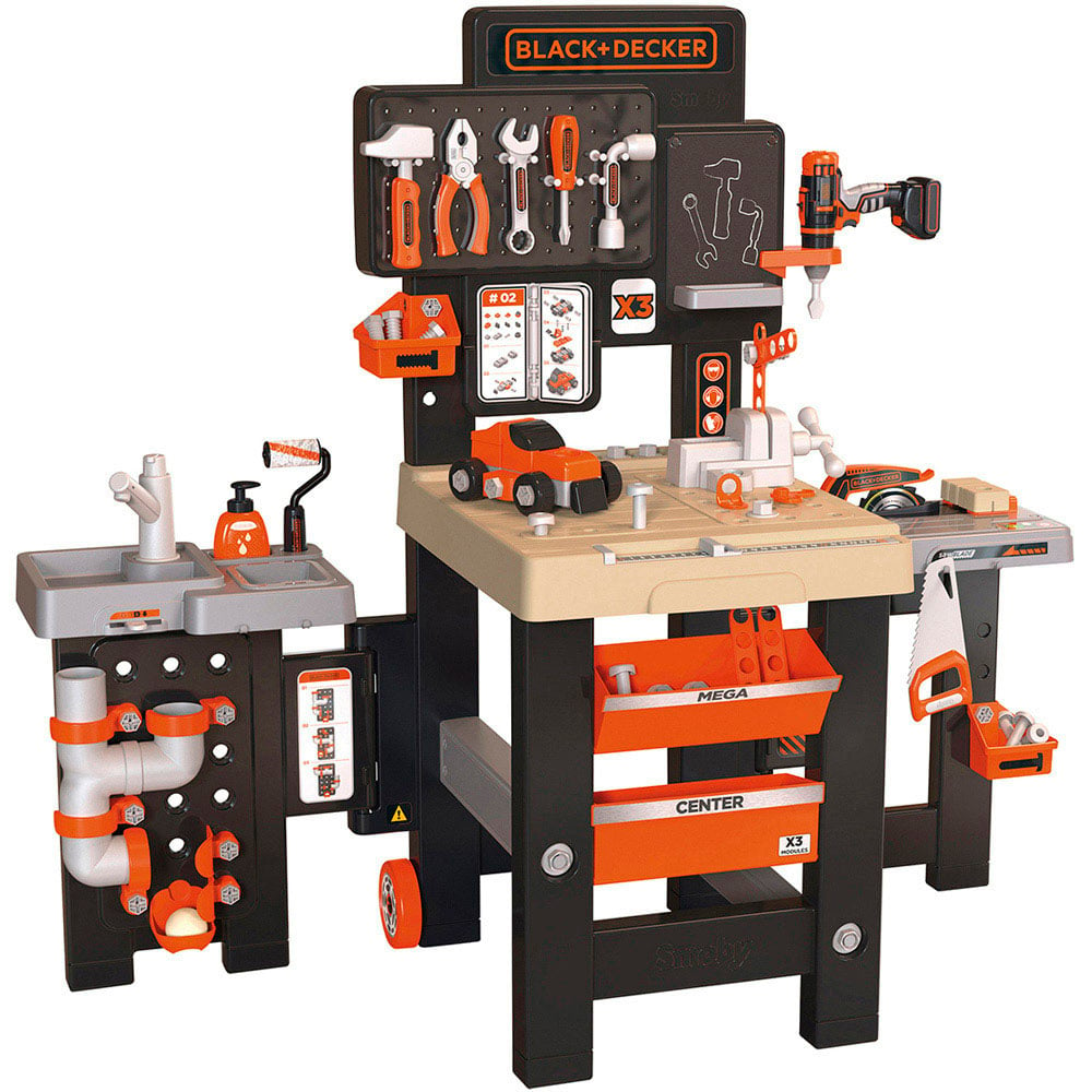 Smoby Black+Decker Mega Construction Centre Playset Image 1