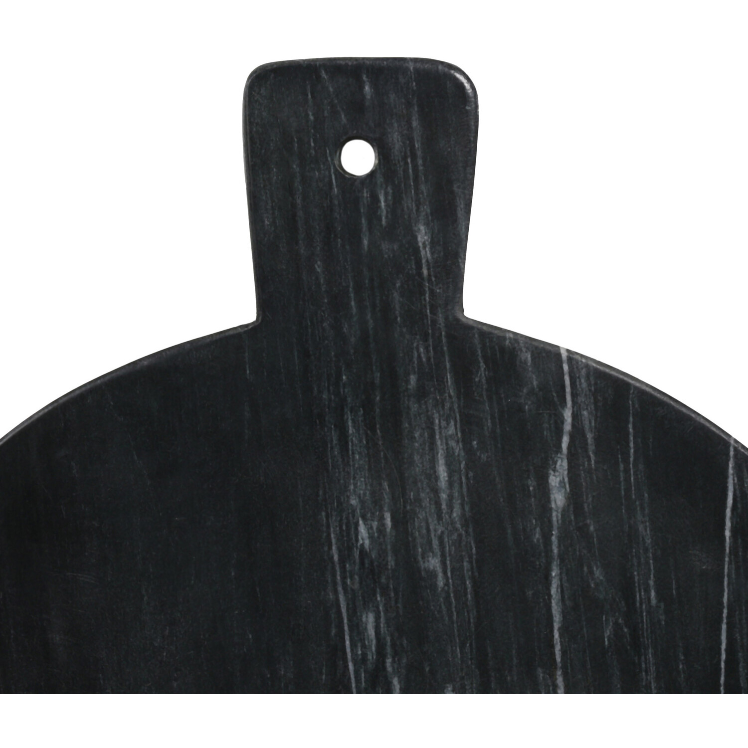 Marine Marble Round Board With Handle - Black Image 2