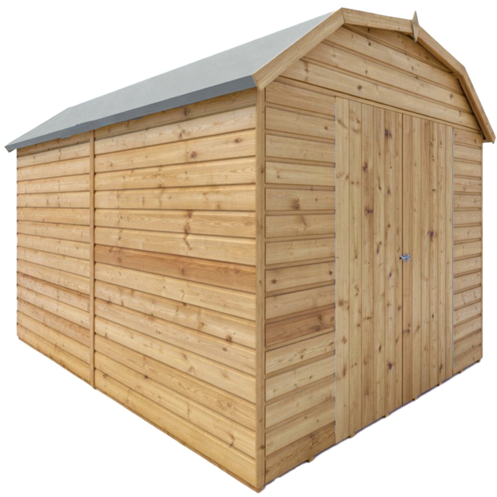 Shire Barn 10 x 8ft Double Door Shiplap Apex Garden Shed Image 5