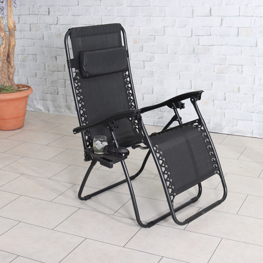Royalcraft Black Zero Gravity Relaxer Chair Image 2