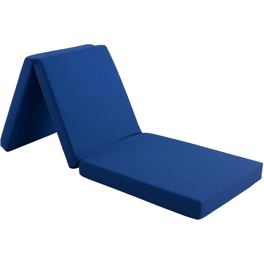 House Of Home Royal Blue Memory Foam Foldable Z Bed Image 3