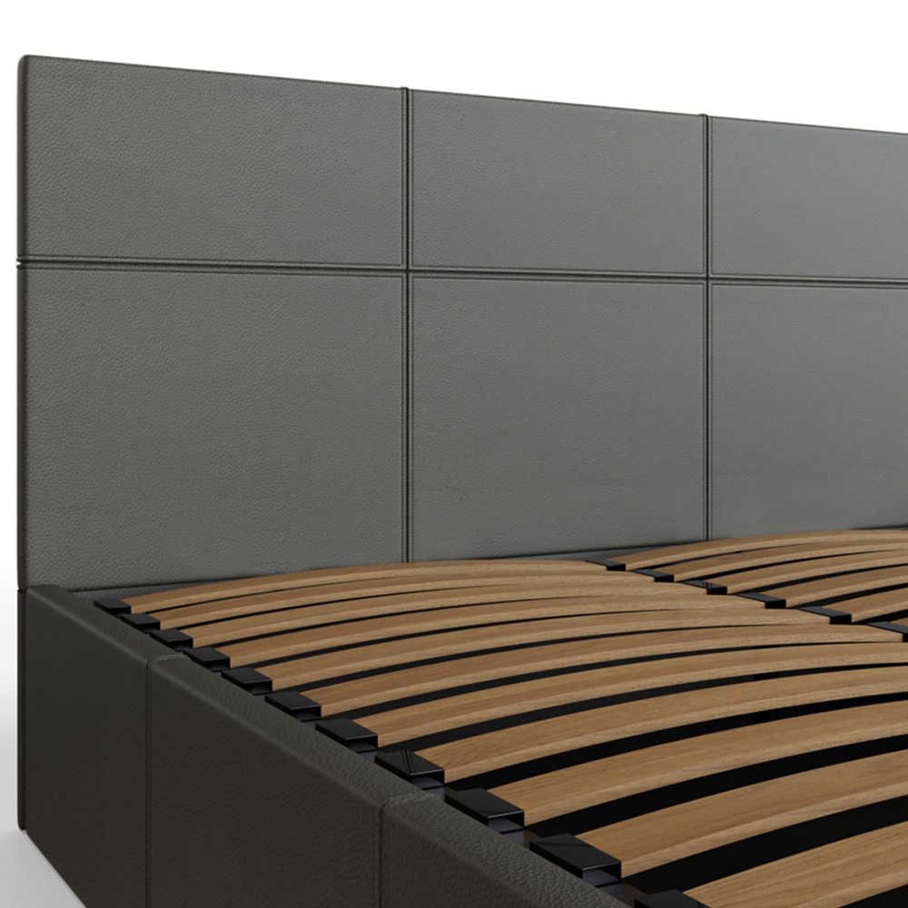 GFW Small Double Grey End Lift Ottoman Bed Image 7