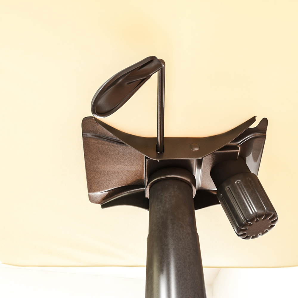 Vida Designs Charlton Cream Swivel Office Chair Image 3