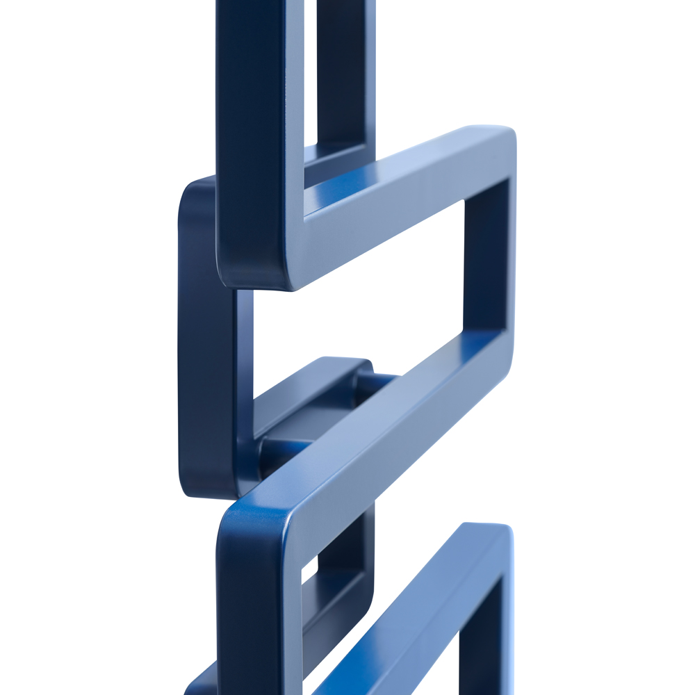 Terma Bookie Denim Blue Heated Towel Rail 655 x 500mm Image 3