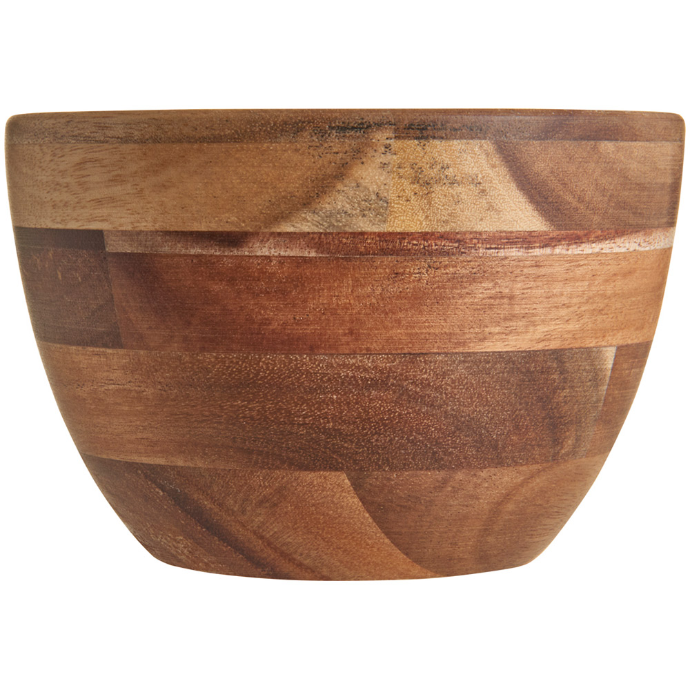 Wilko Acacia Wood Bowl Image 2