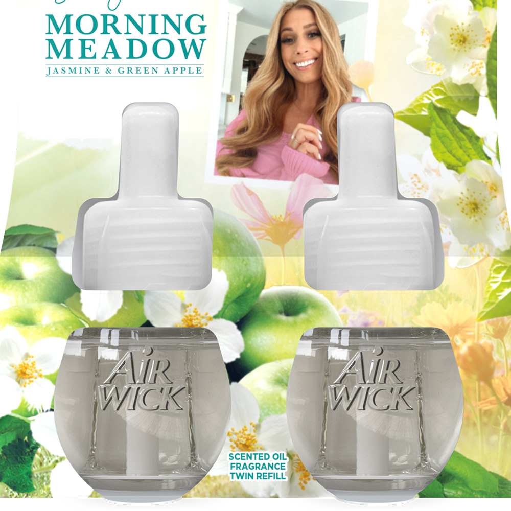 Air Wick x Stacey Solomon Morning Meadow Scented Oil Electrical Plug-In Diffuser Twin Refill 19ml Image 3