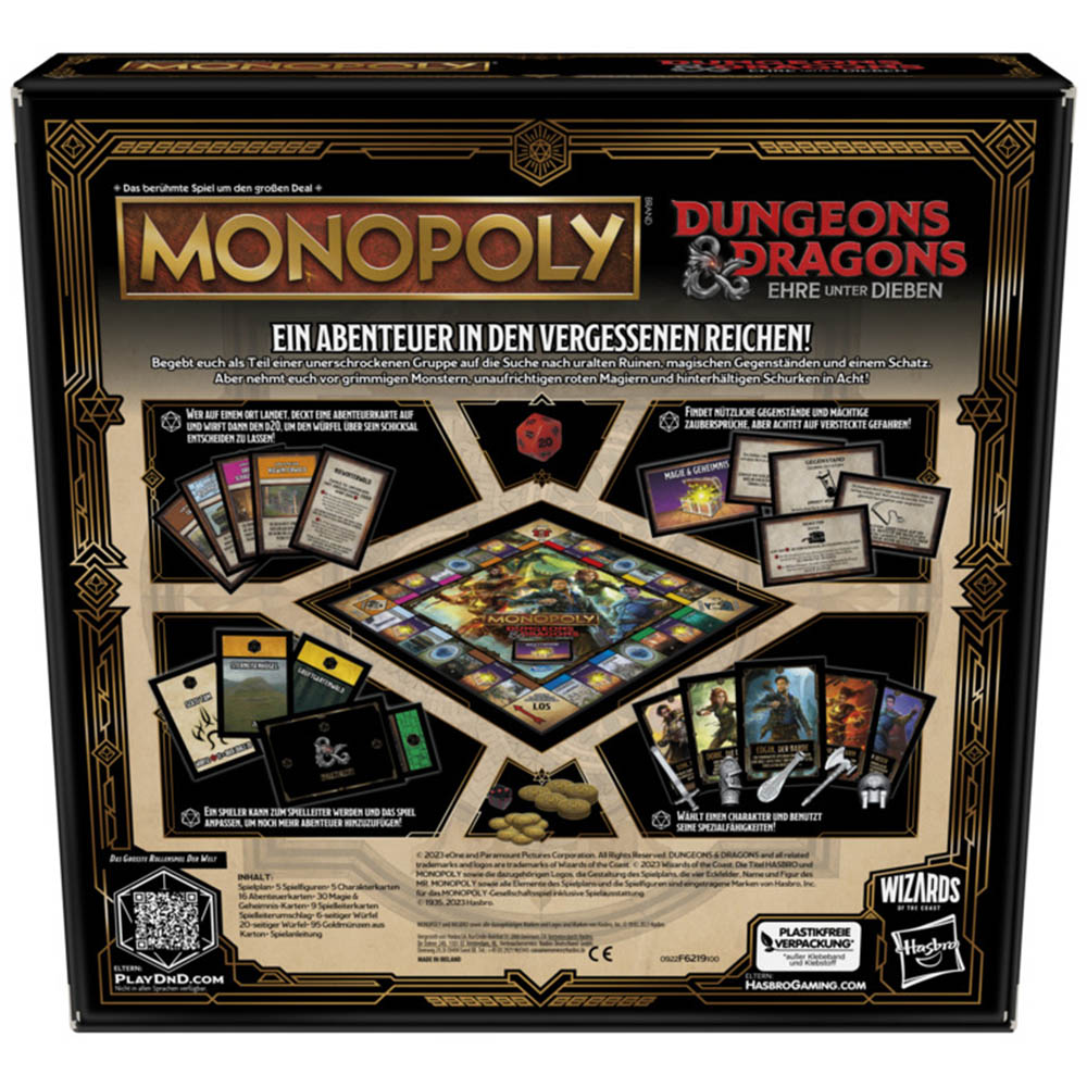 Monopoly Dungeons and Dragons Honor Among Thieves Edition Board Game Image 6