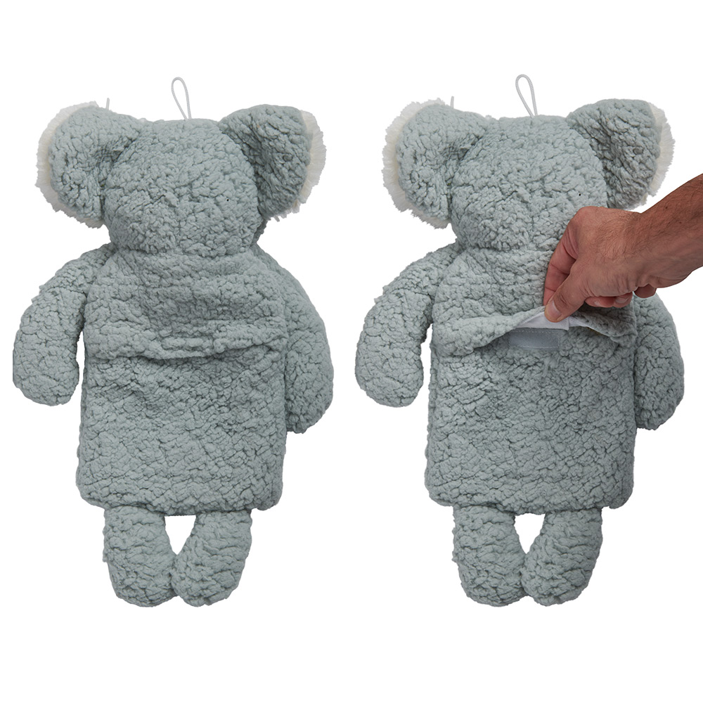 Single Wilko Koala Hot Water Bottle with Novelty Cover in Assorted