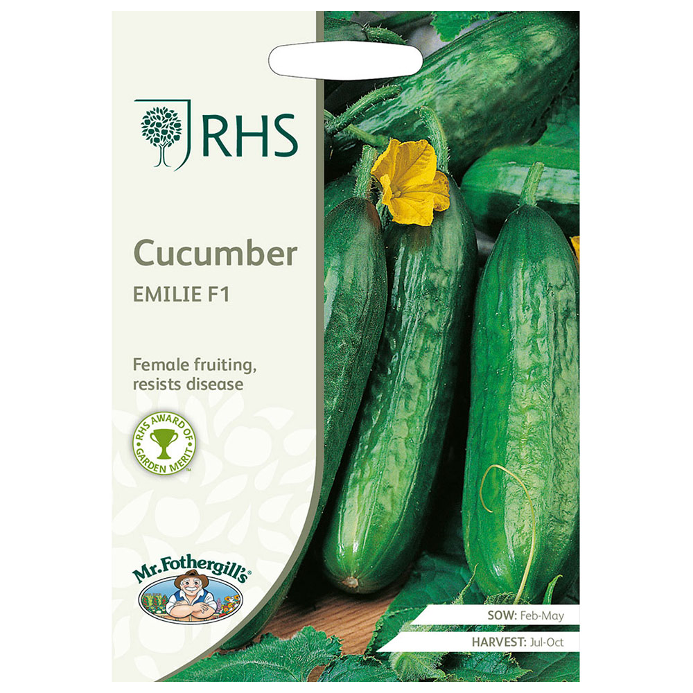 Mr Fothergills RHS Cucumber Emilie F1 Seeds Image 2