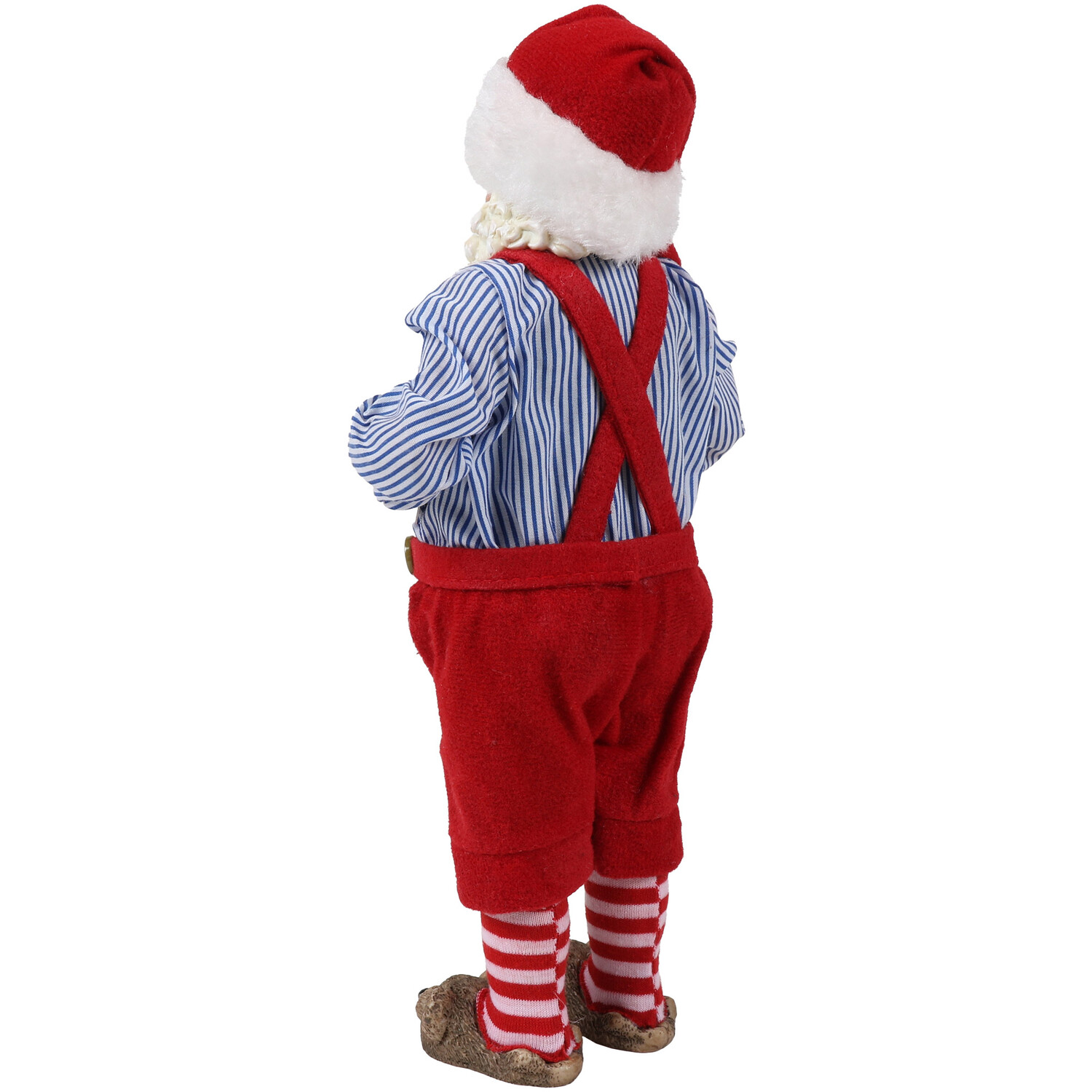 Festive Santa Standing Christmas Decoration - Red Image 8