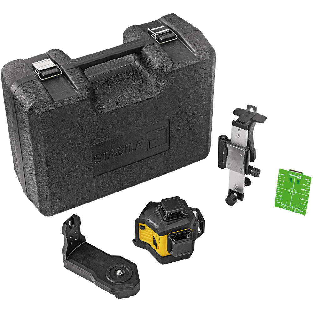 Stabila LAX600 7 Piece Green Multi-Line Laser Set Bare Unit Image 1