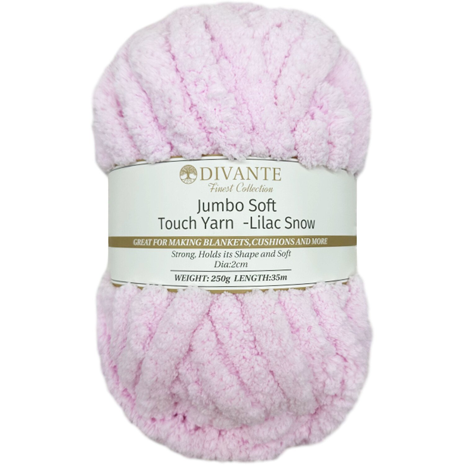 Soft Touch Jumbo Yarn Lilac Snow Image 1