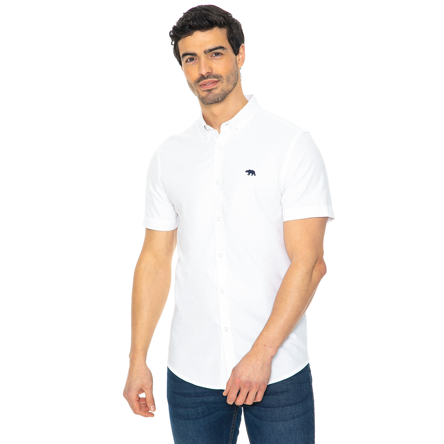 Men's Oxford Inferno Shirt - White / S Image 2