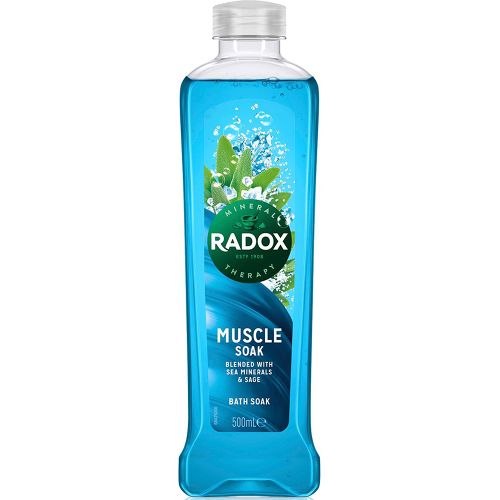 Radox 100% Nature Inspired Fragrance Muscle Bath Soak 500ml 3 Pack Image 3