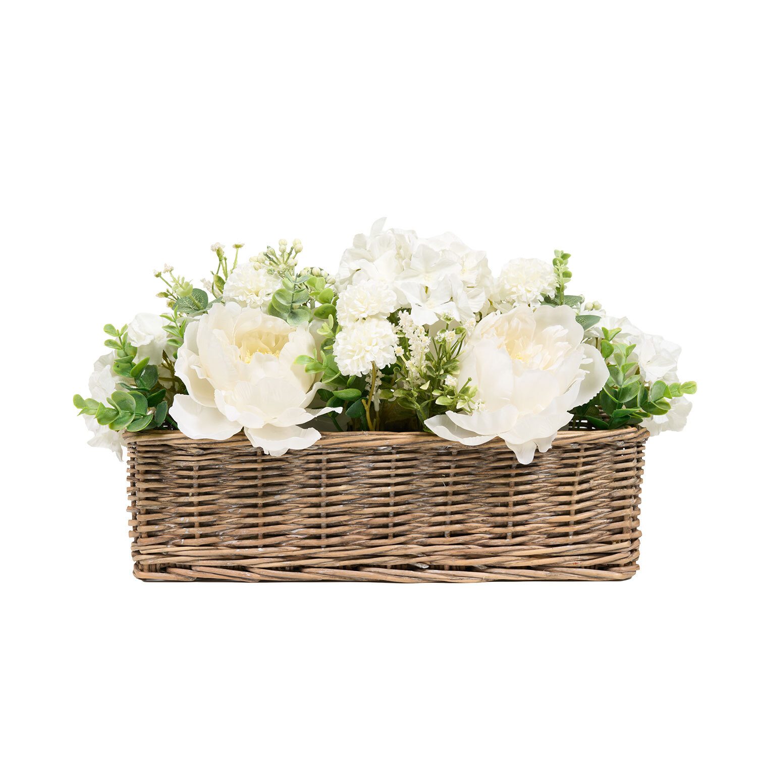 Peony Basket Arrangement 50cm Image 1