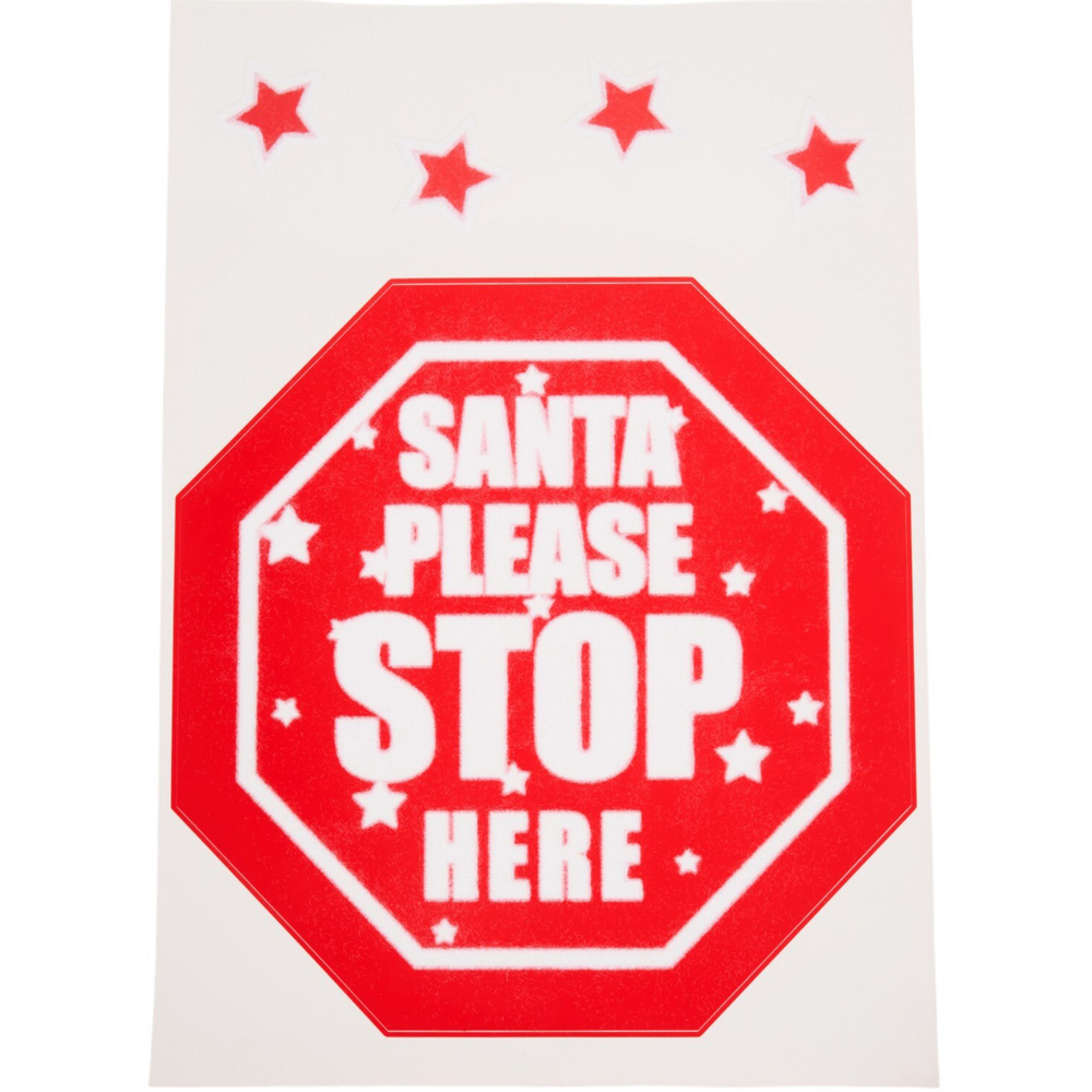 Santa Attention Sticker Image 6
