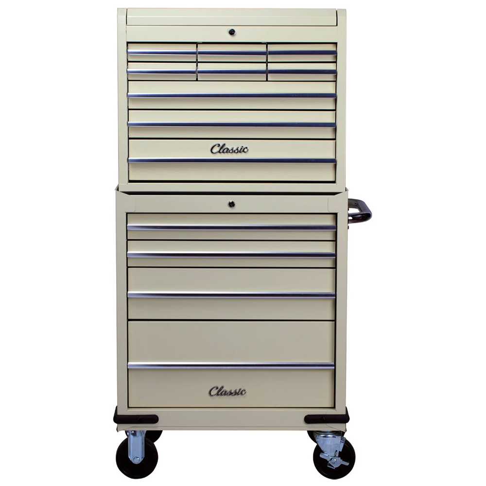 Hilka 13 Drawer Classic Tool Chest and Cabinet Set Image 3