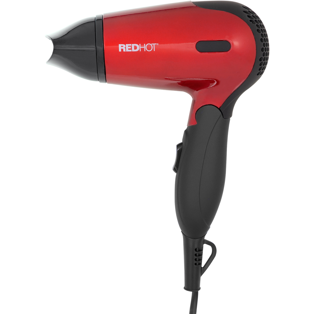 Red Hot Red Compact Hair Dryer Image 3