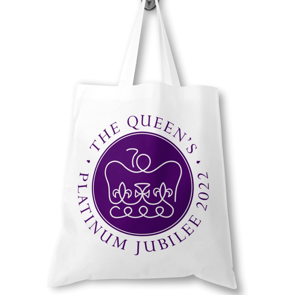Highlands Homeware Jubilee Print Single Oven Mitt and Tote Bag Set Image 3