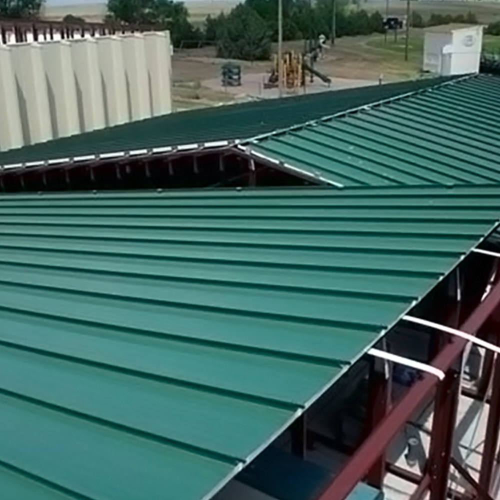 Living and Home Green Metal Corrugated Roofing Sheet Image 2