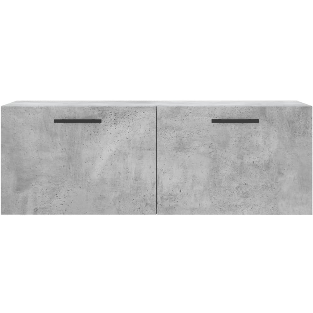 vidaXL Single Door Concrete Grey Wall Mounted Cabinet Image 5