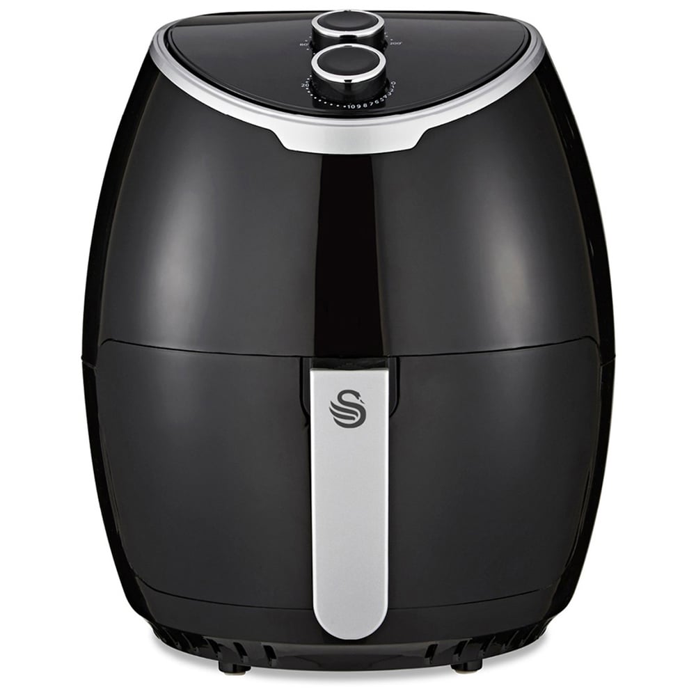 Swan Black 4.7L Manual Air Fryer Image 1