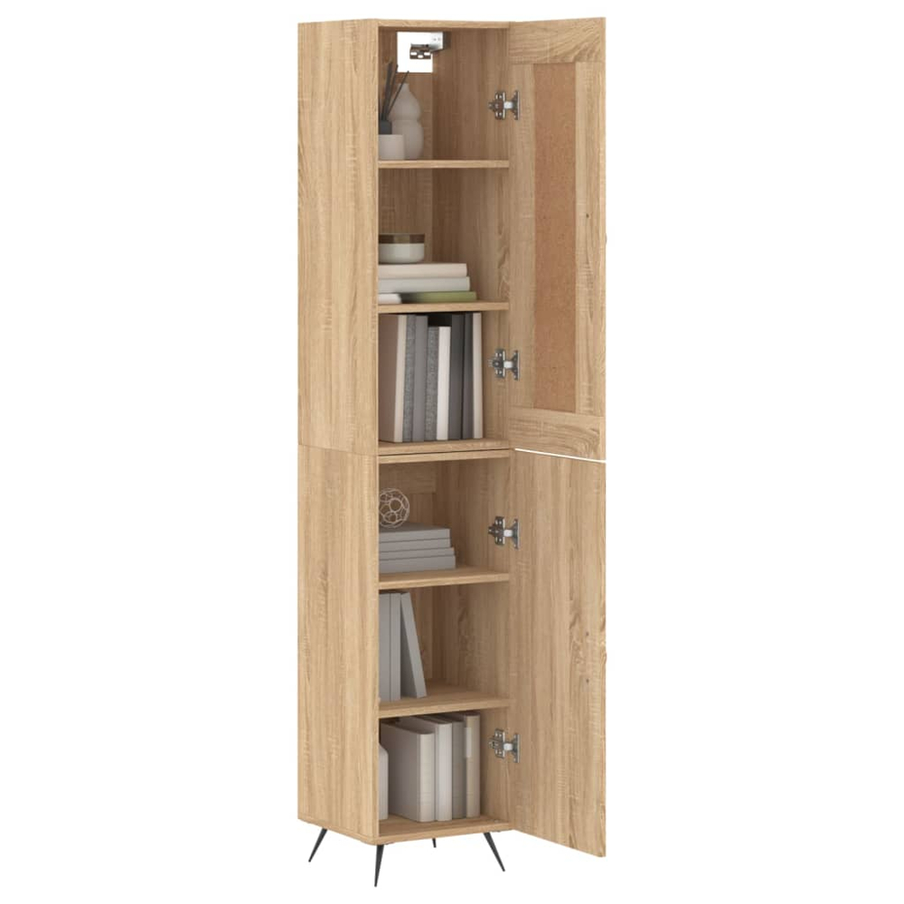 vidaXL 2 Door Sonoma Oak Highboard Image 3