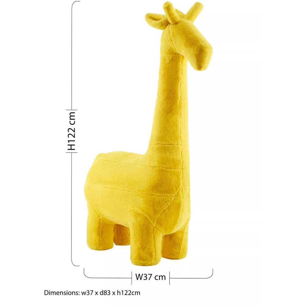 Premier Housewares Giraffe Yellow Animal Chair Image 8