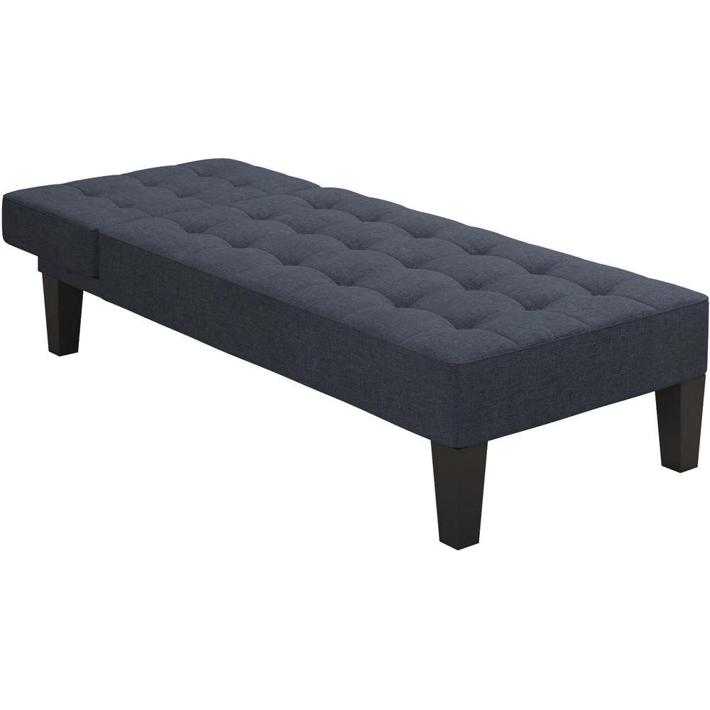 Dorel Adalynn Blue Linen Chaise Lounger Image 5