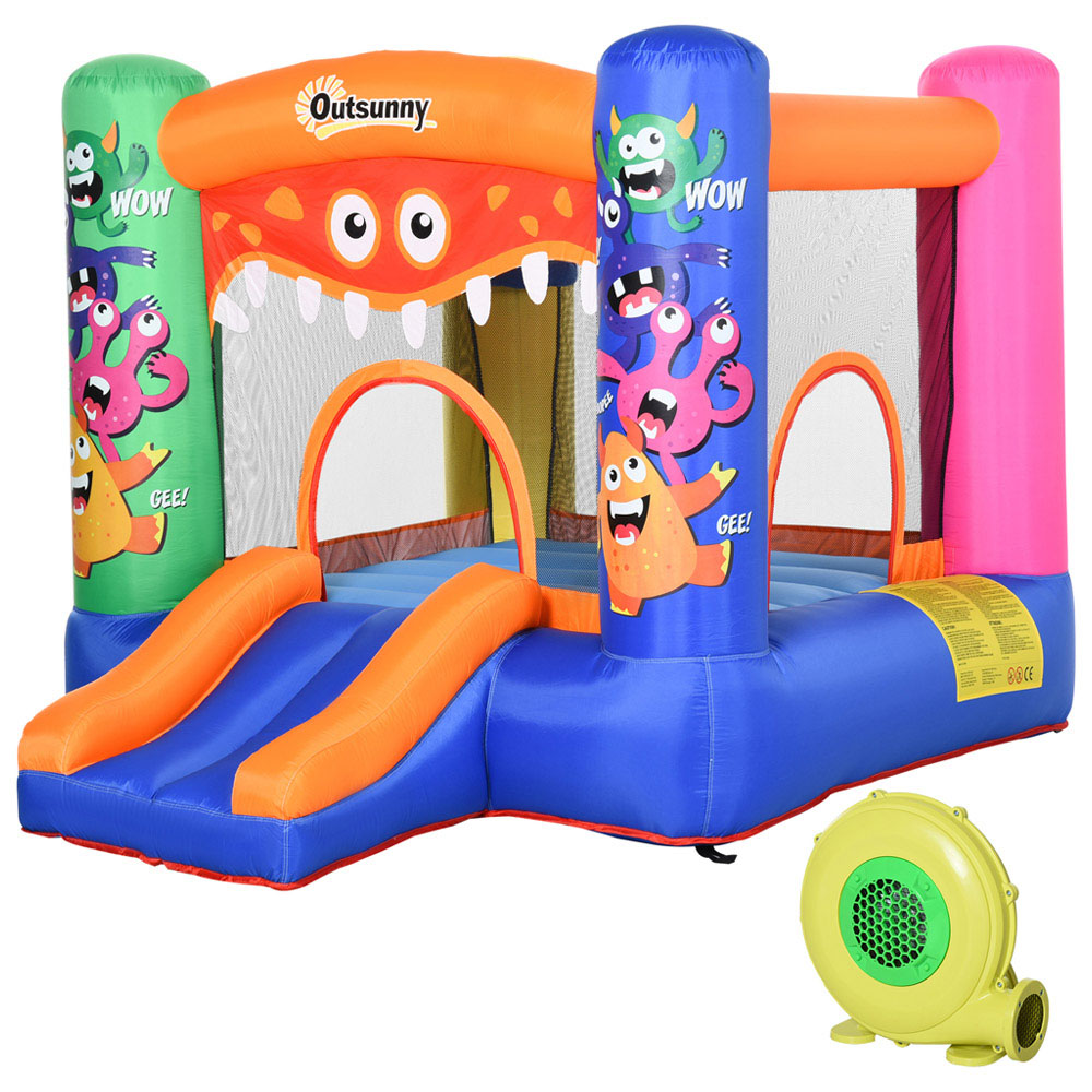 Outsunny Kids Inflatable Bouncy Castle Image 1