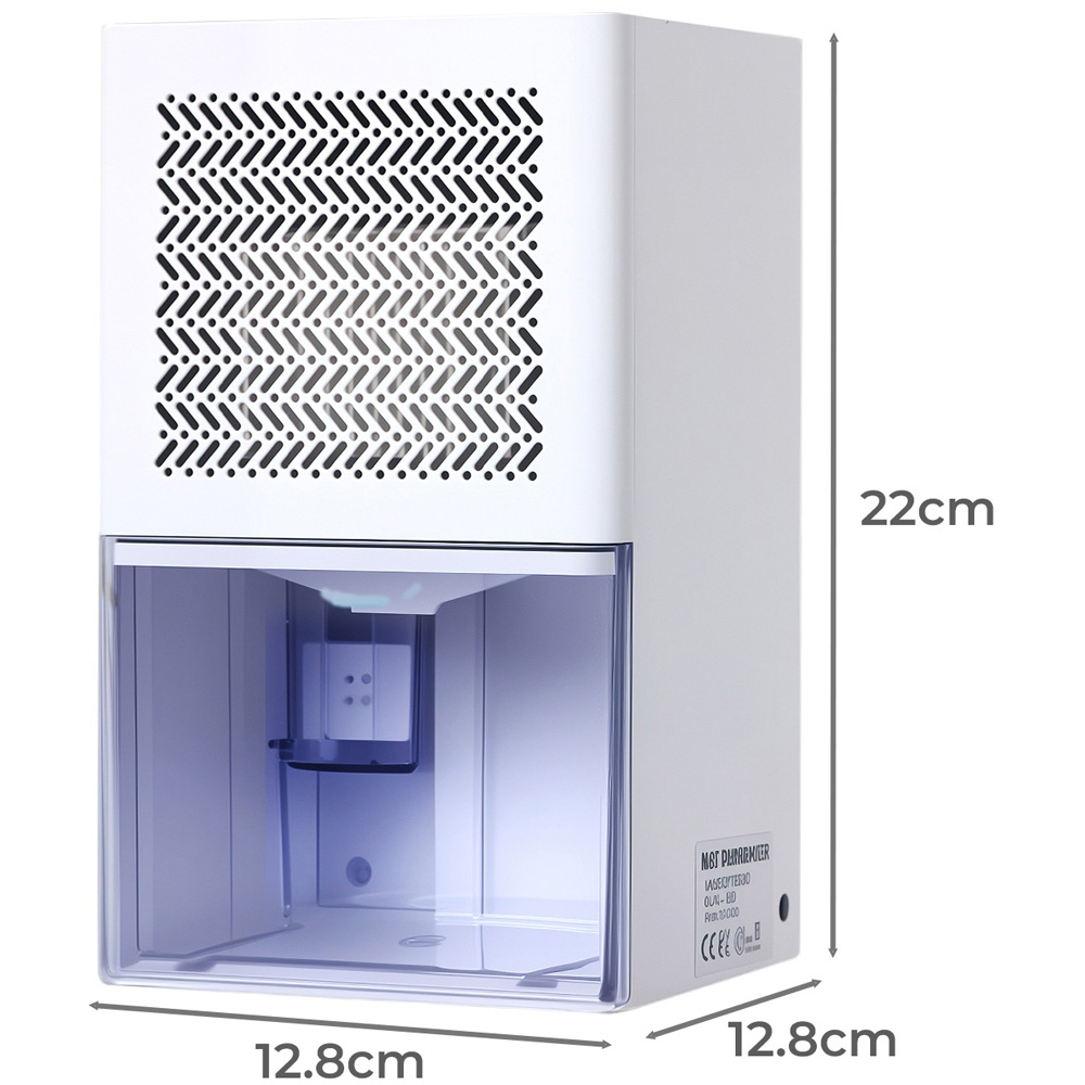 Spector White Portable Quiet Mini Dehumidifier 1L Image 9