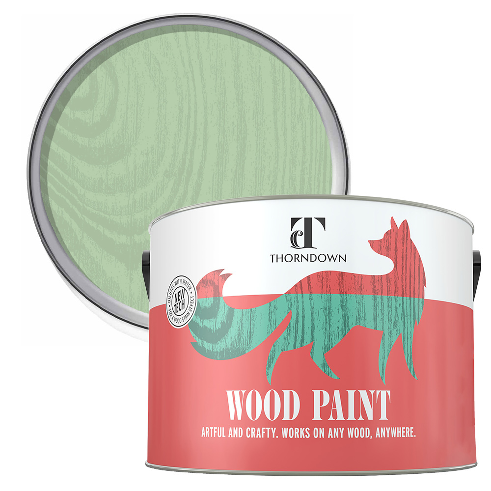 Thorndown Cathedral Green Satin Wood Paint 2.5L Image 1