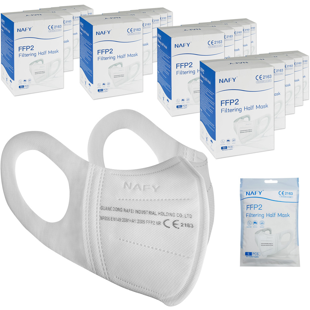 tectake Disposable Particle Filter Face Mask 1000 Pack Image 1