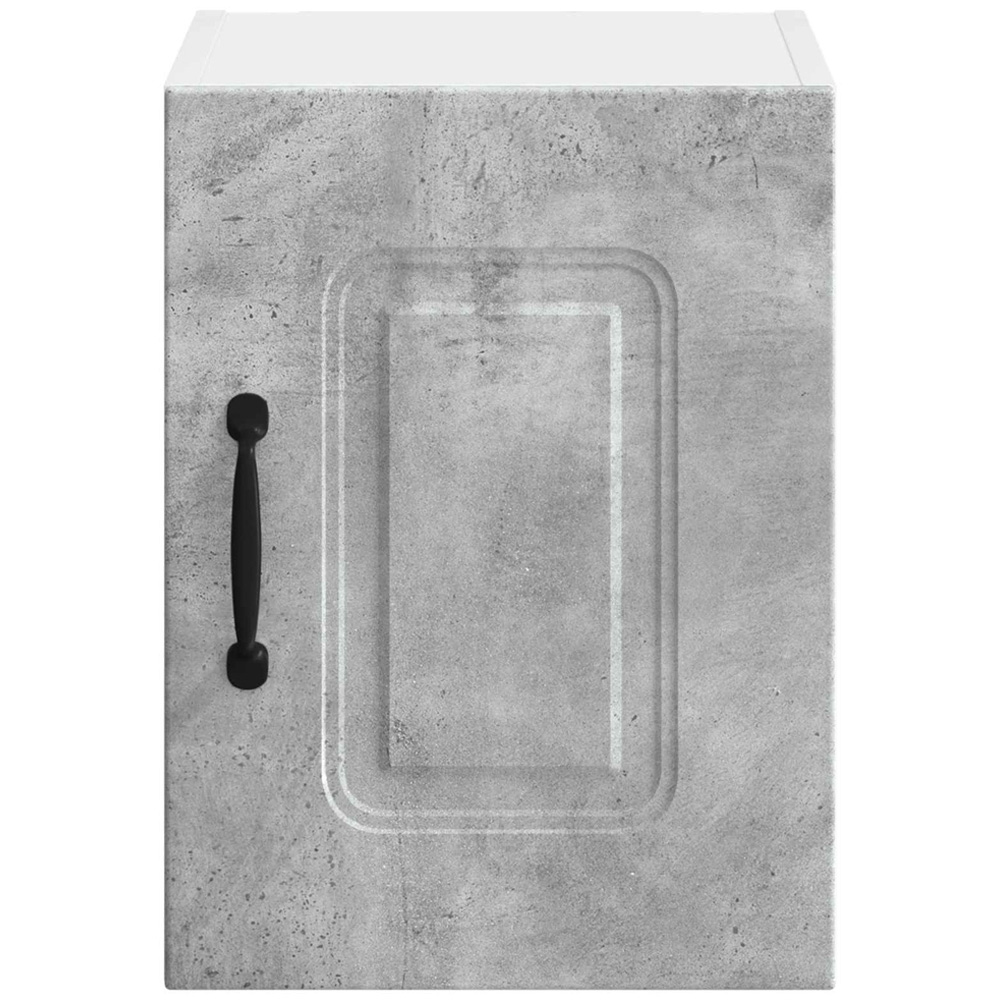 vidaXL Kalmar Single Door Concrete Grey Wall Mounted Kitchen Cabinet Image 4