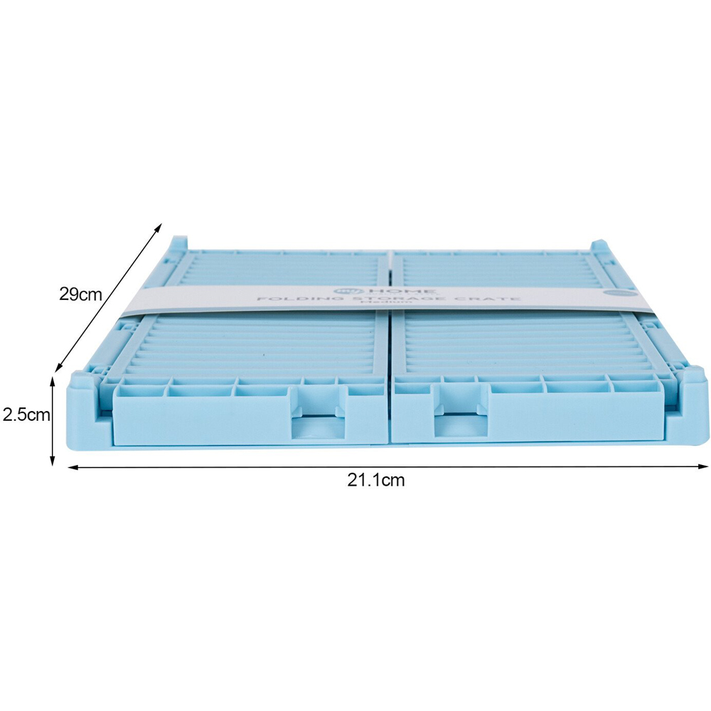 My Home Medium Ribbed Foldable Storage Crate Image 5