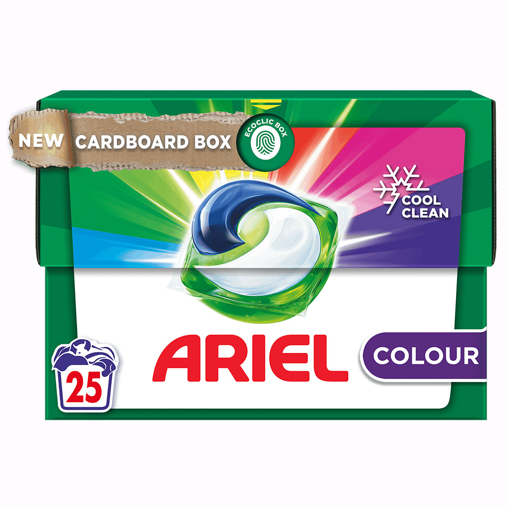 Ariel Colour All in 1 Pods Washing Liquid Capsules 25 Washes Image 1