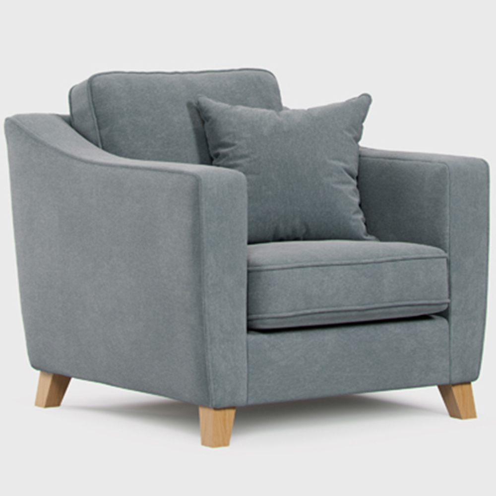 Marlon City Denim Armchair Image 2