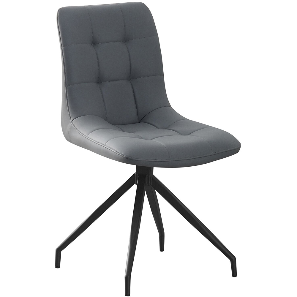 Pair of Elora Dining Chairs - Grey Image 2