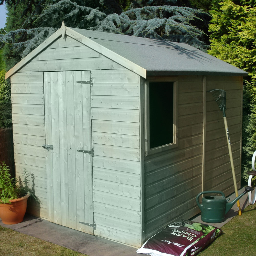 Shire Durham 8 x 6ft Pressure Treated Tongue and Groove Shed Image 2