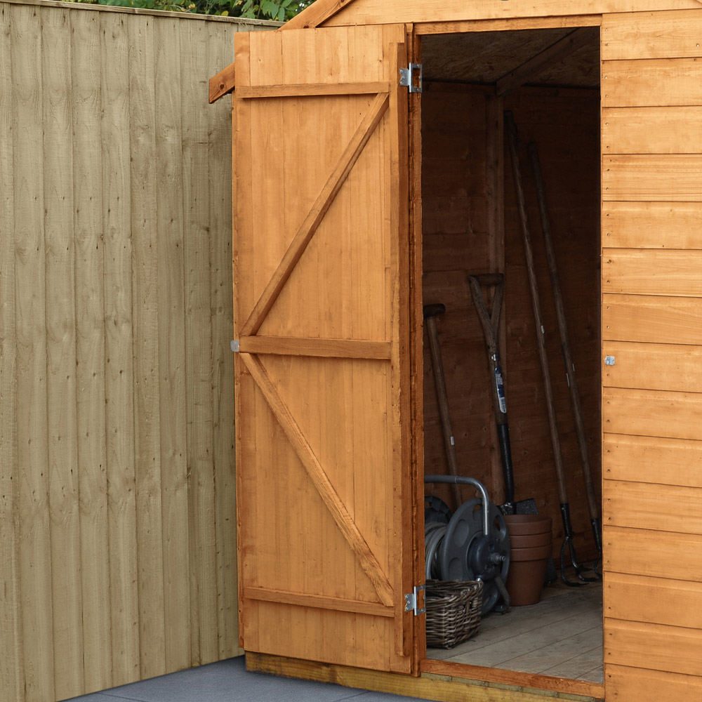 Forest Garden 6 x 4ft Shiplap Dip Treated Apex Shed Image 5