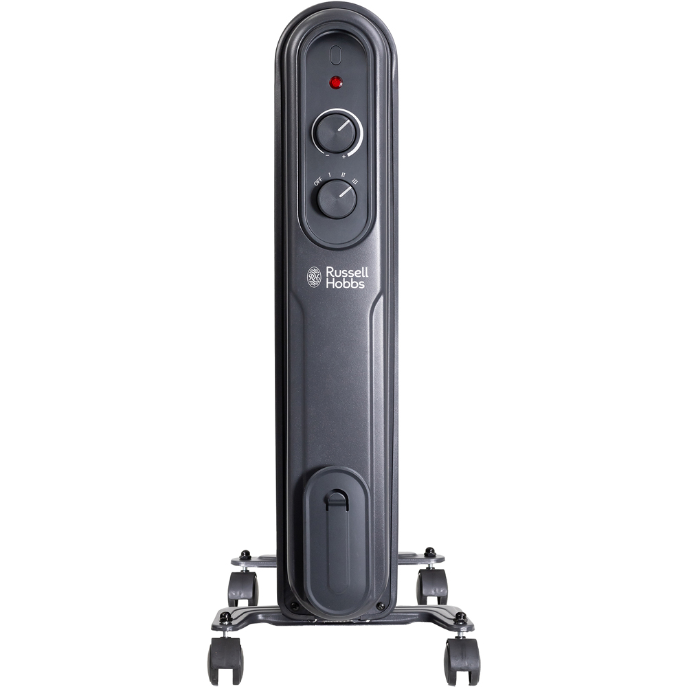 Russell Hobbs Matt Anthracite 9-Fin Oil Filled Radiator 2000W Image 2