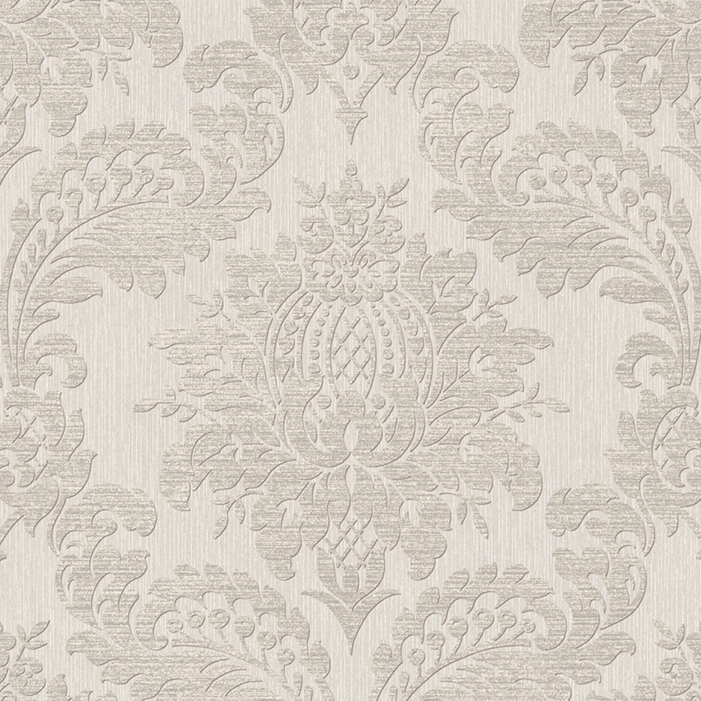 Boutique Archive Damask Taupe Wallpaper Image 1