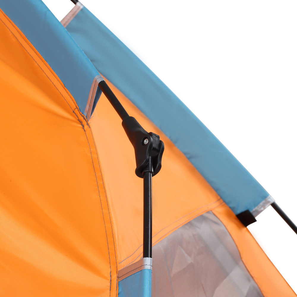 Outsunny Orange 3-Man Easy Set-Up Tent Image 4