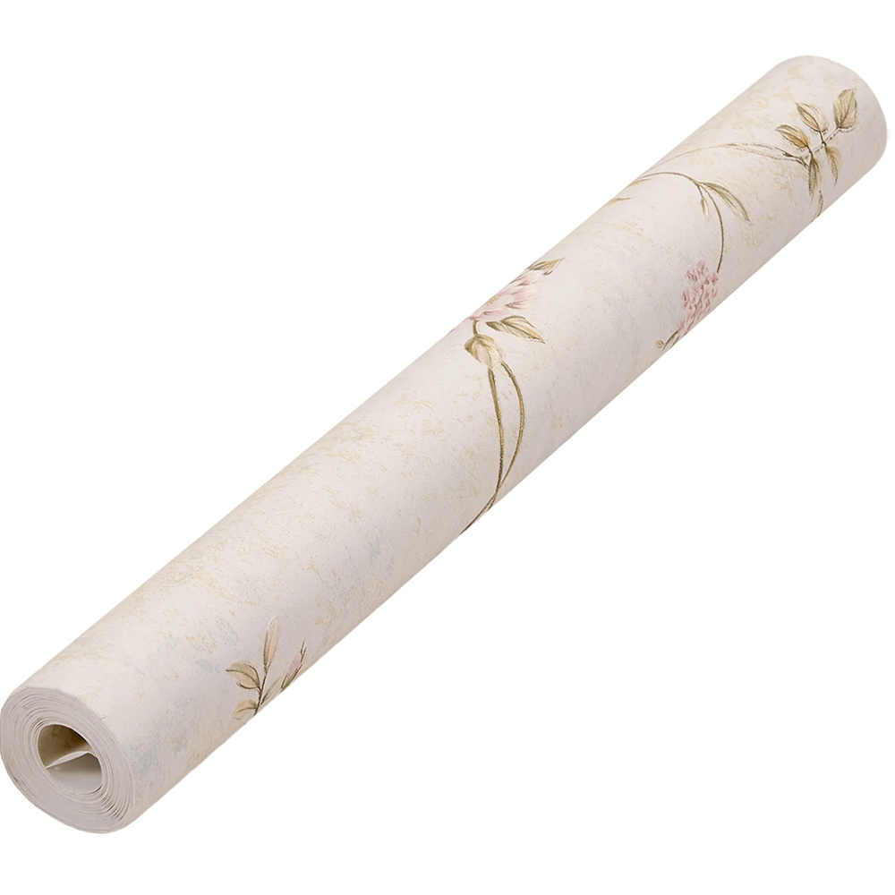 Living and Home Vintage Light Beige 3D Embossed Non-Woven Wallpaper Roll 950 x 53cm Image 3